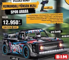PİCCOLO MONDİ KUMANDALI YÜKSEK HIZLI SPOR ARABA
